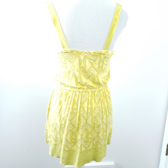 Plenty Tracy Reese Yellow Green Boho Sleeveless - Picture 8 of 9